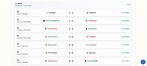 Football Stats, Fixtures and Standings Script