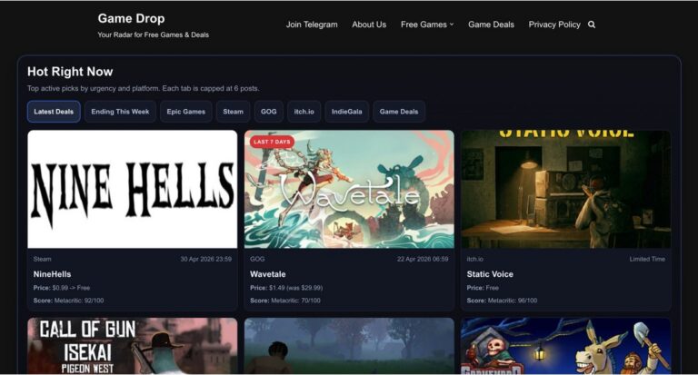 Game Deal Publishing Bot for WordPress