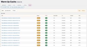 Warm Up Cache Plugin for WordPress